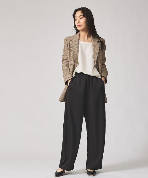 qualite / カリテ テーラードジャケット | 【Oggi・Can Cam 掲載】【セットアップ対応】TWツイルチェックテーラー | 詳細7