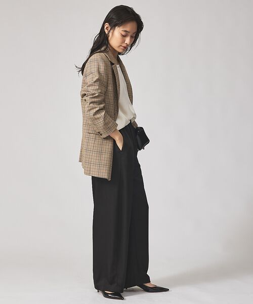 qualite / カリテ テーラードジャケット | 【Oggi・Can Cam 掲載】【セットアップ対応】TWツイルチェックテーラー | 詳細8