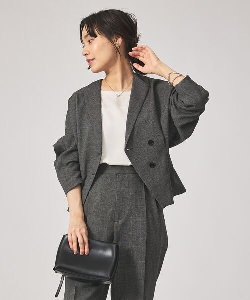 qualite / カリテ テーラードジャケット | 【セットアップ対応】ツイードカーデジャケット | 詳細23