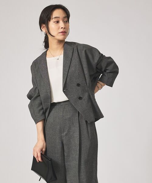 qualite / カリテ テーラードジャケット | 【セットアップ対応】ツイードカーデジャケット | 詳細24