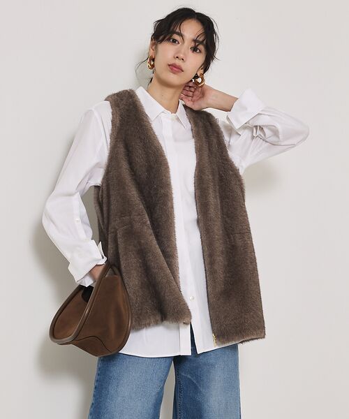 qualite / カリテ ベスト | ミンクライクファージレ | 詳細10