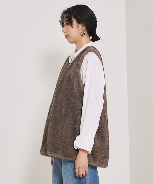 qualite / カリテ ベスト | ミンクライクファージレ | 詳細12