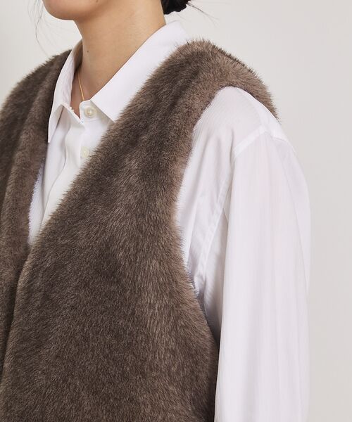 qualite / カリテ ベスト | ミンクライクファージレ | 詳細15