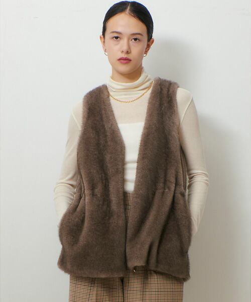 qualite / カリテ ベスト | ミンクライクファージレ | 詳細2