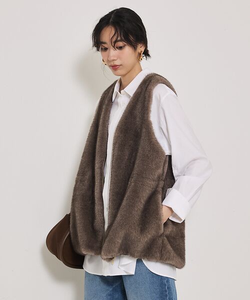 qualite / カリテ ベスト | ミンクライクファージレ | 詳細9