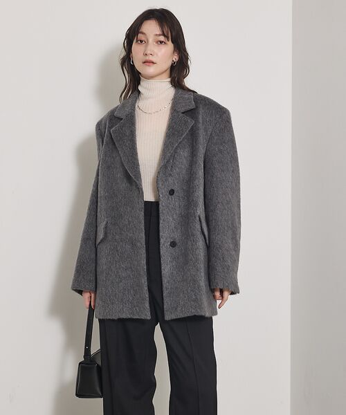 qualite / カリテ その他アウター | 【CLASSY・BAILA掲載】シャギージャコット | 詳細4