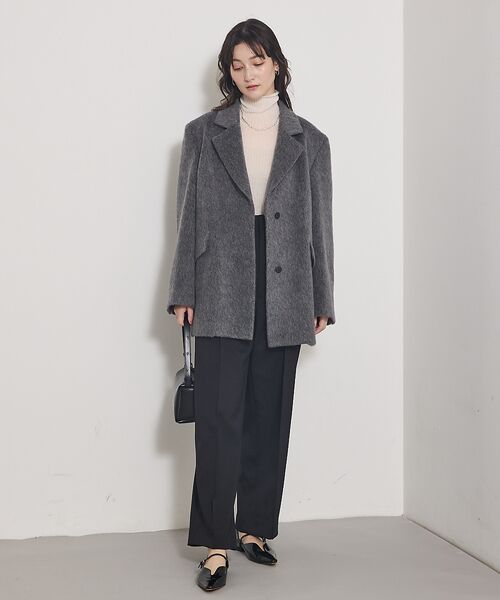 qualite / カリテ その他アウター | 【CLASSY・BAILA掲載】シャギージャコット | 詳細9