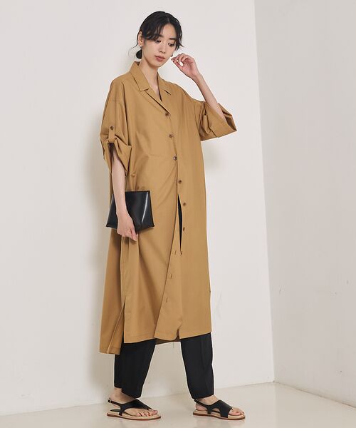 qualite / カリテ ワンピース | ダンプシャツワンピース | 詳細1