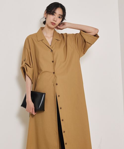 qualite / カリテ ワンピース | ダンプシャツワンピース | 詳細2