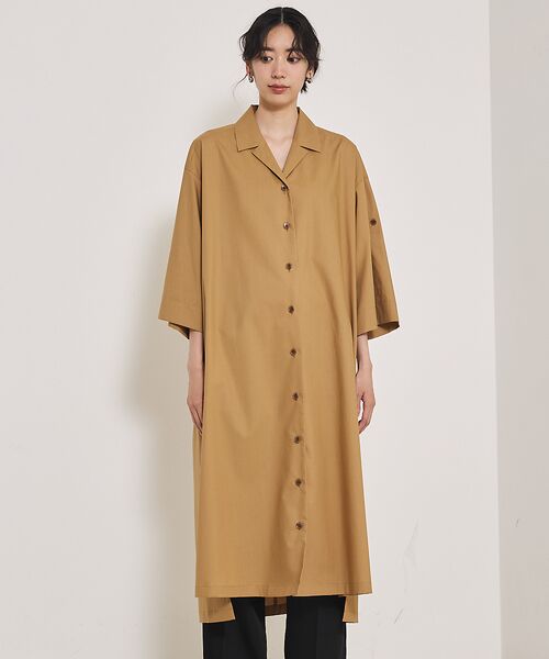 qualite / カリテ ワンピース | ダンプシャツワンピース | 詳細4