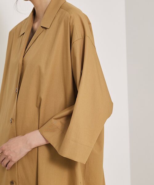 qualite / カリテ ワンピース | ダンプシャツワンピース | 詳細8