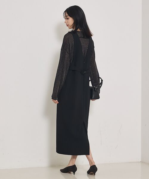 qualite / カリテ ワンピース | 【オールシーズン大活躍】ナローロングワンピース | 詳細7