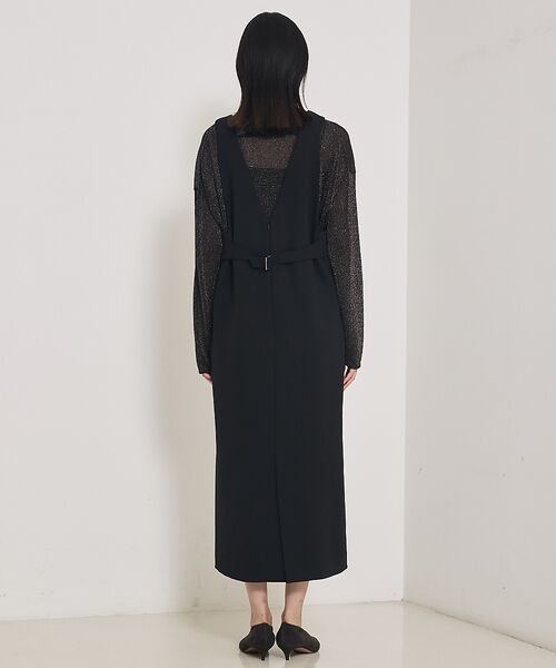 qualite / カリテ ワンピース | 【オールシーズン大活躍】ナローロングワンピース | 詳細10