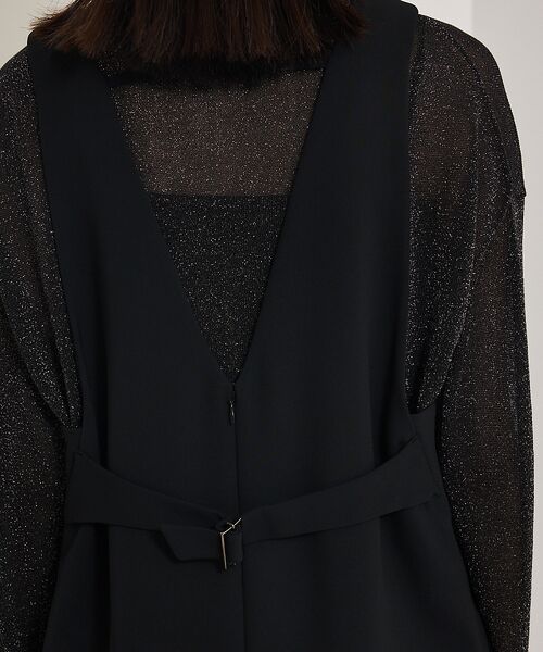 qualite / カリテ ワンピース | 【オールシーズン大活躍】ナローロングワンピース | 詳細11