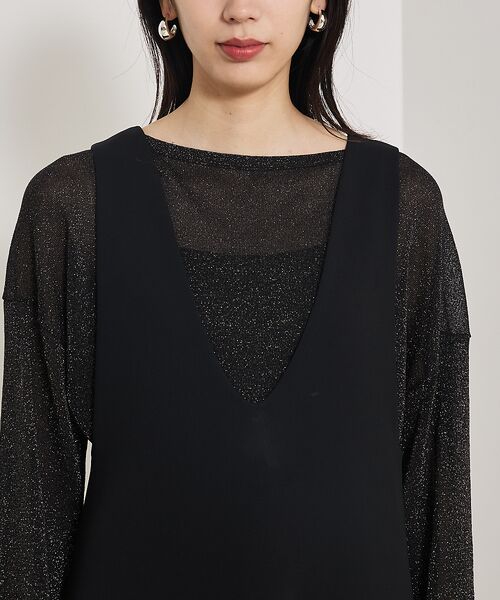 qualite / カリテ ワンピース | 【オールシーズン大活躍】ナローロングワンピース | 詳細12