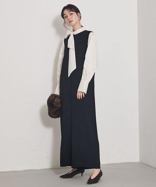 qualite / カリテ サロペット・オールインワン | 【オールシーズン大活躍】ダブルサテンオールインワン | 詳細1
