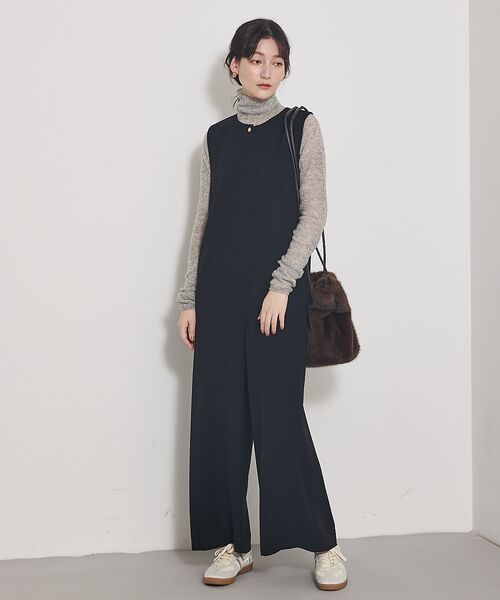 qualite / カリテ サロペット・オールインワン | 【オールシーズン大活躍】ダブルサテンオールインワン | 詳細3