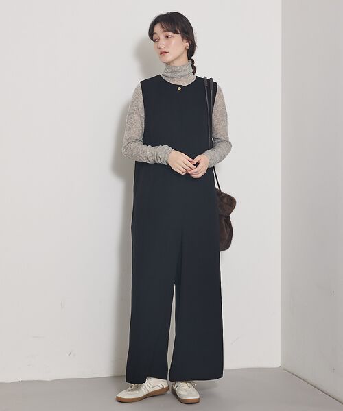 qualite / カリテ サロペット・オールインワン | 【オールシーズン大活躍】ダブルサテンオールインワン | 詳細4