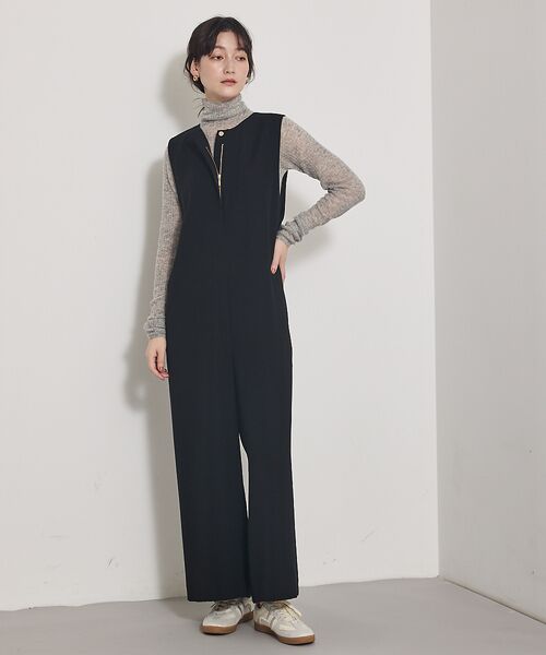 qualite / カリテ サロペット・オールインワン | 【オールシーズン大活躍】ダブルサテンオールインワン | 詳細5