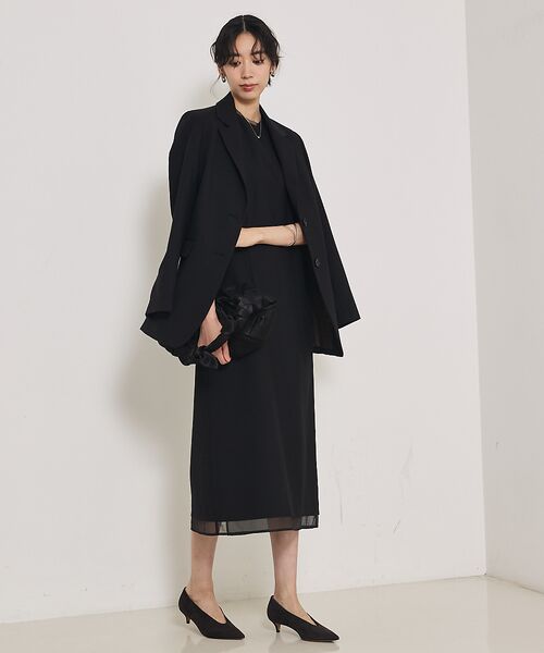 qualite / カリテ ワンピース | 【品よく決まる一着】TWツイルワンピース | 詳細13