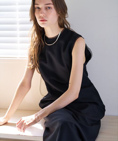 qualite / カリテ ワンピース | 【品よく決まる一着】TWツイルワンピース | 詳細2