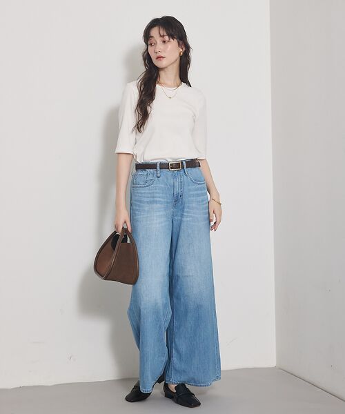 qualite / カリテ デニムパンツ | 【HealthyDENIM】WildGingerEasy ワイドデニム | 詳細1