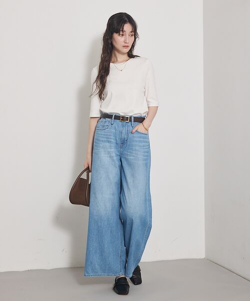 qualite / カリテ デニムパンツ | 【HealthyDENIM】WildGingerEasy ワイドデニム | 詳細12