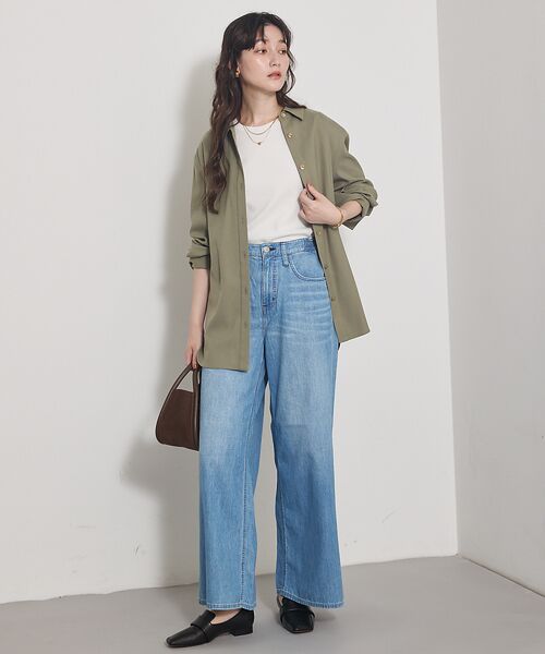 qualite / カリテ デニムパンツ | 【HealthyDENIM】WildGingerEasy ワイドデニム | 詳細16