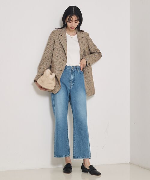 qualite / カリテ デニムパンツ | 【e×qualite】フレアークロップドデニム | 詳細13