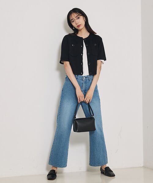 qualite / カリテ デニムパンツ | 【e×qualite】フレアークロップドデニム | 詳細15