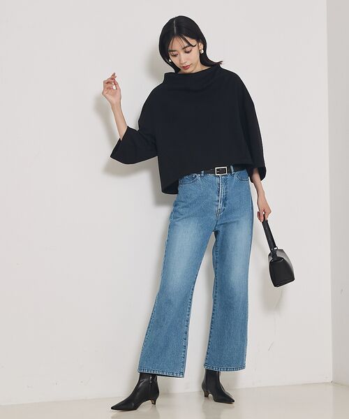 qualite / カリテ デニムパンツ | 【e×qualite】フレアークロップドデニム | 詳細3