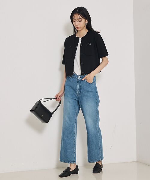 qualite / カリテ デニムパンツ | 【e×qualite】フレアークロップドデニム | 詳細4