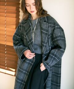 qualite / カリテ アウター | ウールチェックチェスターコート