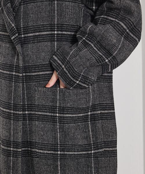 qualite / カリテ アウター | ウールチェックチェスターコート | 詳細10