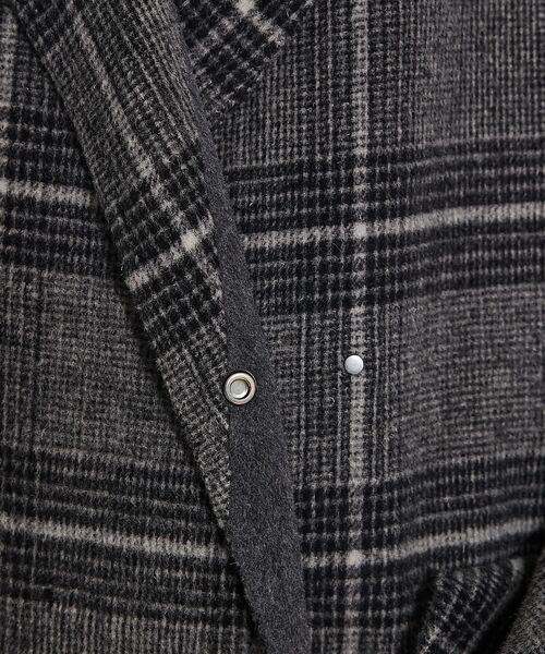 qualite / カリテ アウター | ウールチェックチェスターコート | 詳細13
