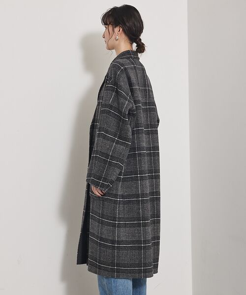 qualite / カリテ アウター | ウールチェックチェスターコート | 詳細6