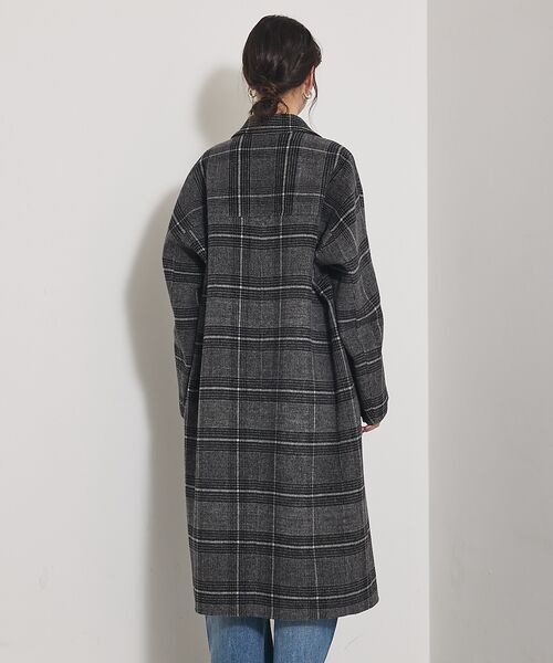 qualite / カリテ アウター | ウールチェックチェスターコート | 詳細7