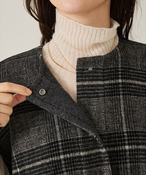qualite / カリテ その他アウター | ウールチェックチェスタジレ | 詳細12