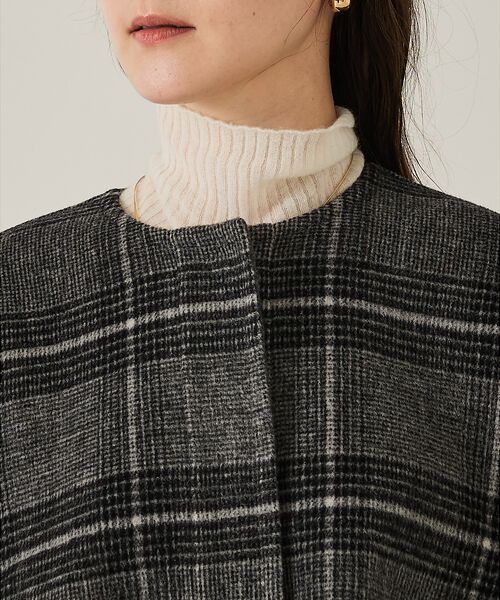 qualite / カリテ その他アウター | ウールチェックチェスタジレ | 詳細8
