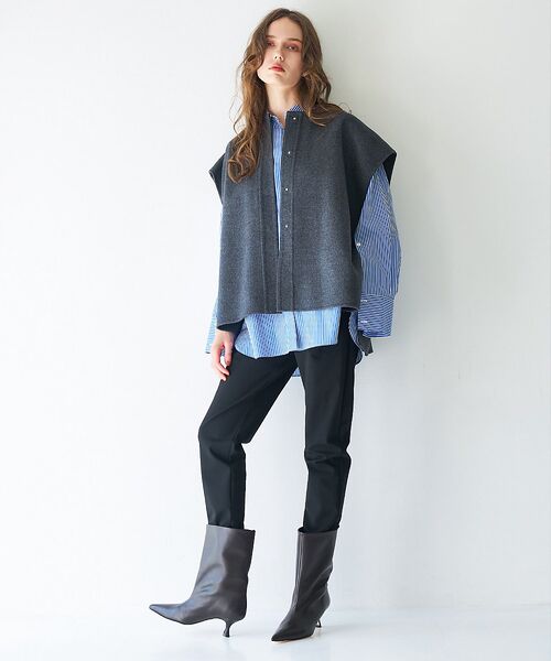 qualite / カリテ その他アウター | ダブルフェイスジレ | 詳細1