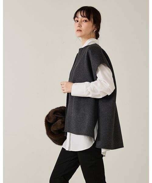 qualite / カリテ その他アウター | ダブルフェイスジレ | 詳細11