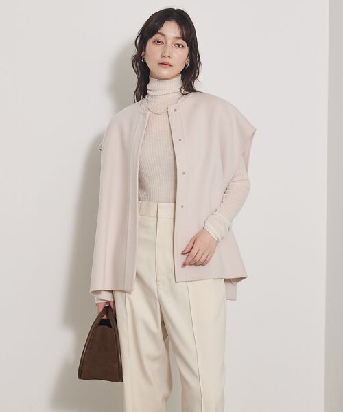 qualite / カリテ その他アウター | ダブルフェイスジレ | 詳細8