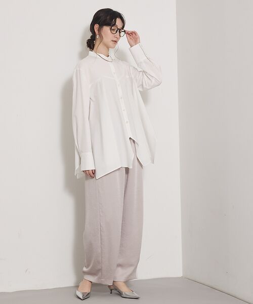 qualite / カリテ シャツ・ブラウス | 【一枚でもレイヤードでも決まる】ランダムヘムシャツ | 詳細1