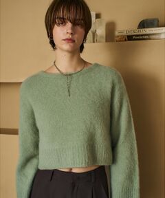 qualite / カリテ ニット・セーター | 大人気ニット入荷！【新色登場！上質な肌ざわり】フォックスウールショートプルオーバ