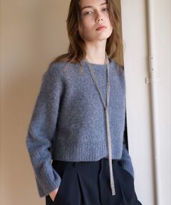 qualite / カリテ ニット・セーター | 大人気ニット入荷！【新色登場！上質な肌ざわり】フォックスウールショートプルオーバ