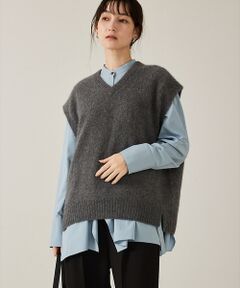 qualite / カリテ ベスト | 【重ね着を格上げ】フォックスウールジレ