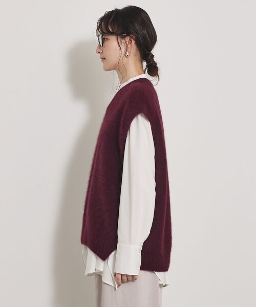 qualite / カリテ ベスト | 【重ね着を格上げ】フォックスウールジレ | 詳細6