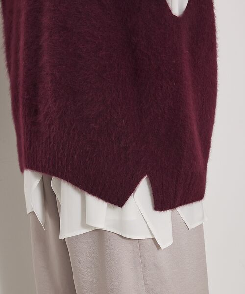 qualite / カリテ ベスト | 【重ね着を格上げ】フォックスウールジレ | 詳細24