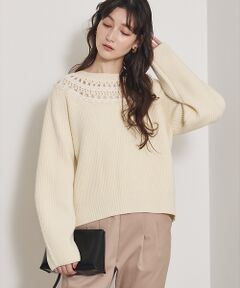 qualite / カリテ ニット・セーター | エンブロイダリーニット