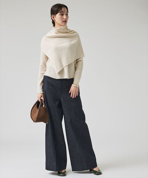 qualite / カリテ ニット・セーター | ラスト在庫入荷！今ある在庫のみ！【新色追加！25AW】アシメスヌードリブニット/ | 詳細5